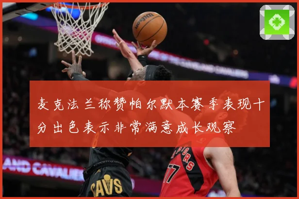 麦克法兰称赞帕尔默本赛季表现十分出色表示非常满意成长观察